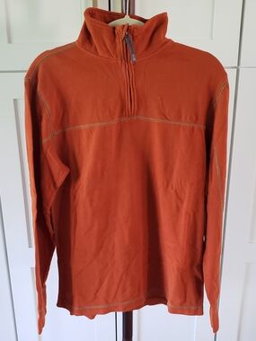 Timberland Orange Pullover with Teal Logo